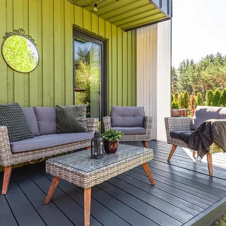 Zalia Kopa 200m To Beach, Kunigiskes Pine Forest, Private Yard & Terrace